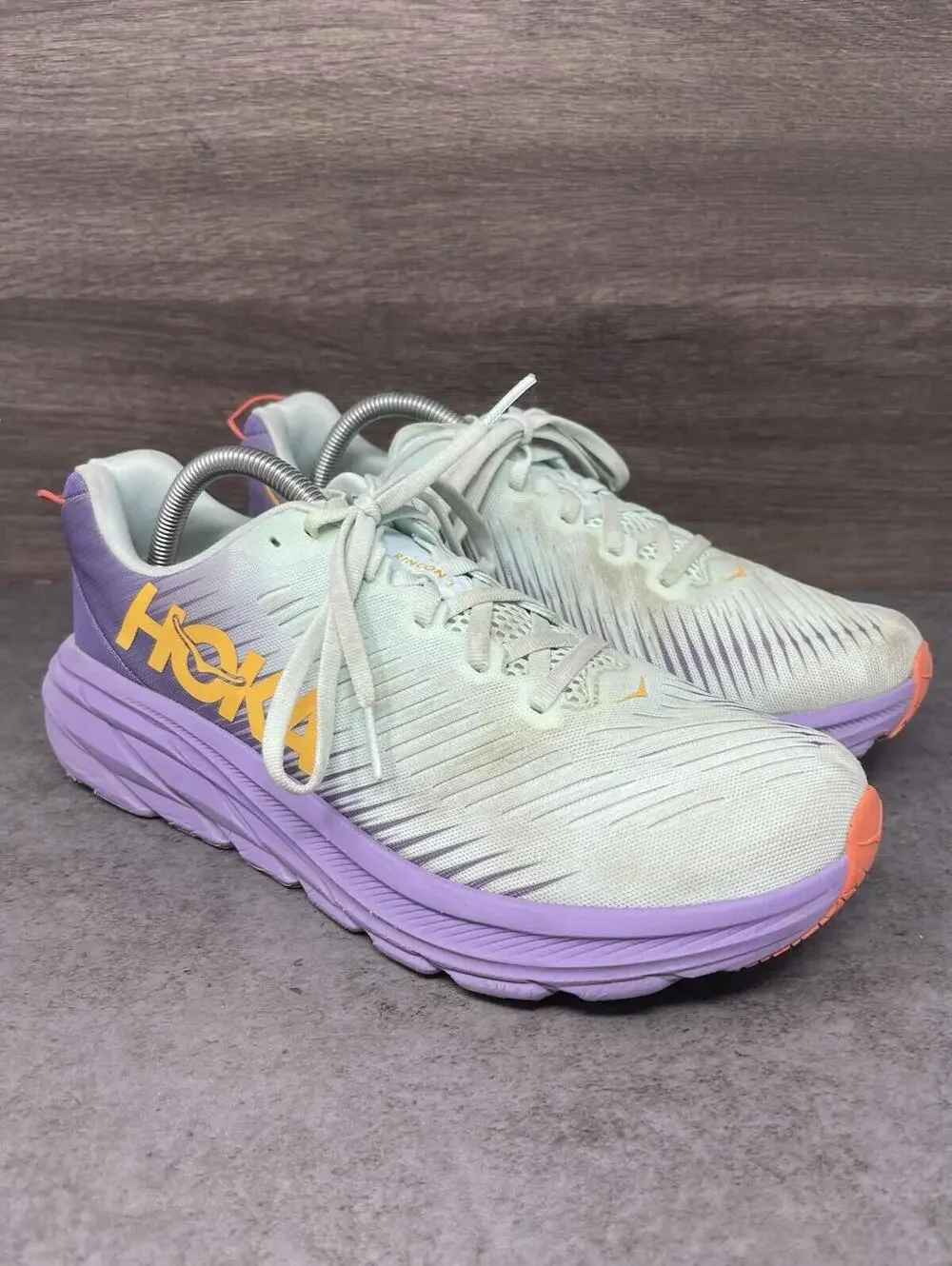 Hoka Rincon 3 Running Shoes Womens Size 9.5 Purple One One - Picture 4 of 10